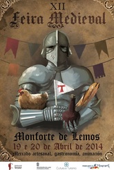 Cartel XII Feria Medieval de Monforte de Lemos