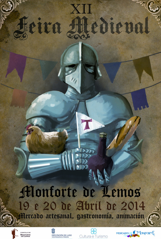 Cartel XII Feira Medieval de Monforte de Lemos